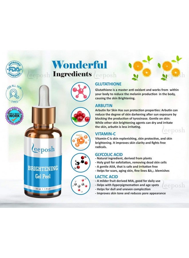 Leeposh Brightening peel Gluta Peel 30 ml - Image 3