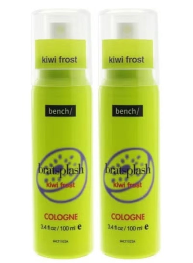 Bench 2 peck Bratsplash Kiwi Frost Cologne - Kiwi & Frosty Blend - All Day Freshness - 100 ml - Image 1