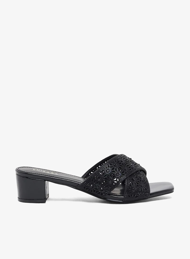 خزانة Chunky Heeled Sandals