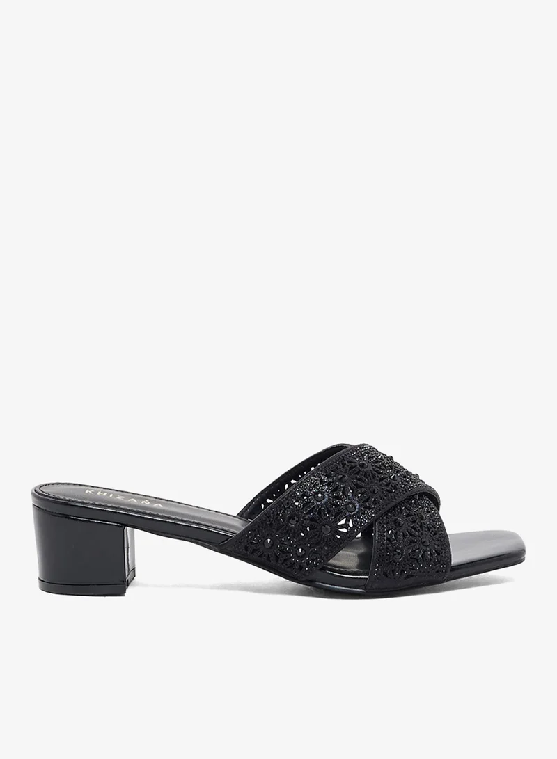 خزانة صنادل بكعب عريض