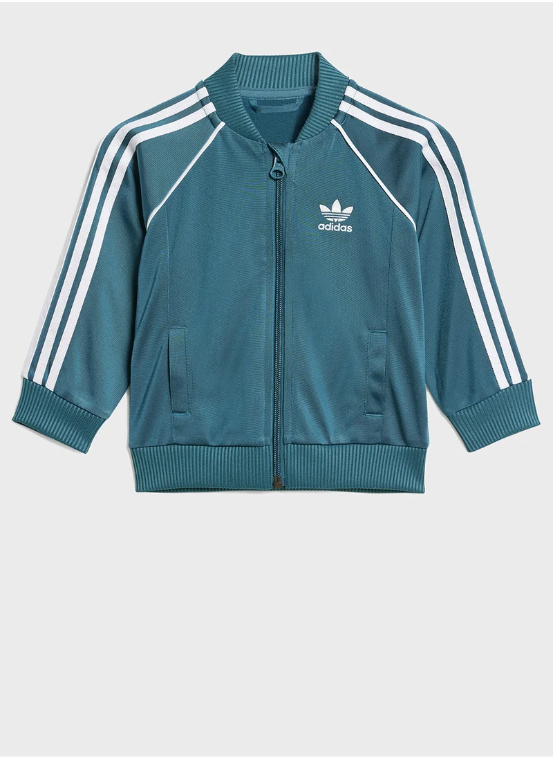 اديداس اوريجينالز Infant 3Stripes Essential Tracksuit