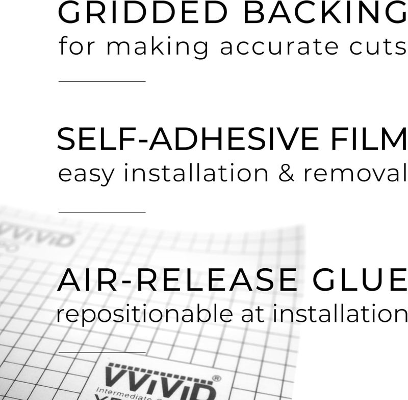 VViViD Black Perforated One-Way Vision Vinyl Automotive Window Wrap Roll (30" x 48" 2 Roll Pack) - Image 4
