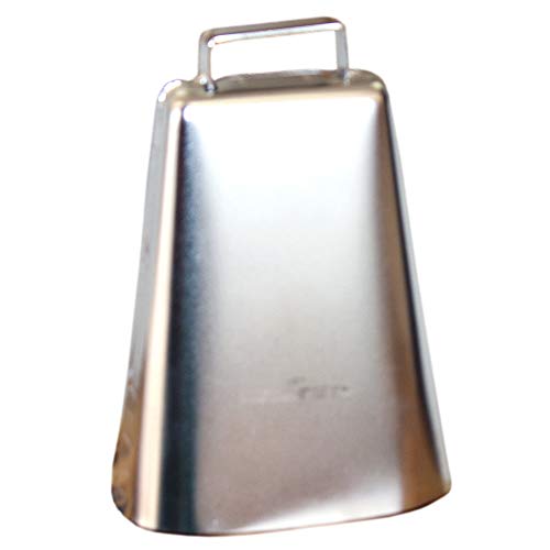 HILASON 5" Pro Rodeo Junior Cow Bull Riding Kentucky Rope Bell Nickel Plated - Image 2