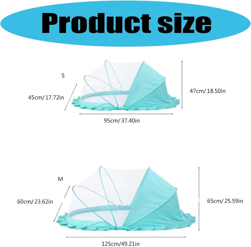 Baby Netings Tent Breathable Folding Cribs Covers Bassinet Netings Covers for Travel Cribs/Playpen Lightweight Net - Image 4