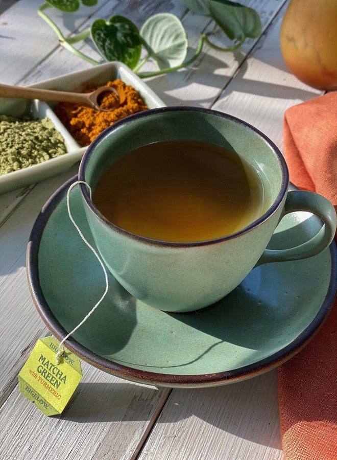 Bigelow Tea Matcha Green Tea with Turmeric, Caffeinated Tea with Turmeric, 18 Count Box (Pack of 6), 108 Total Tea Bags - Image 2