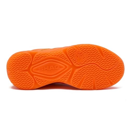 SHAQ Devastator High Top Basketball Shoes for Men, Indoor or Outdoor Court Basketball Mens Sneakers Size 8 to 15 - Orange, 10 Medium - Image 5