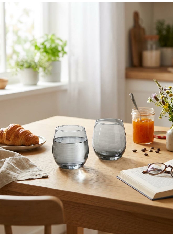 Luminarc Maine Grey 6 Piece Tumbler 320ml Drinking Set For Juice, Water, Soft Drinks, Hard Drink, Hot Beverages - Image 3