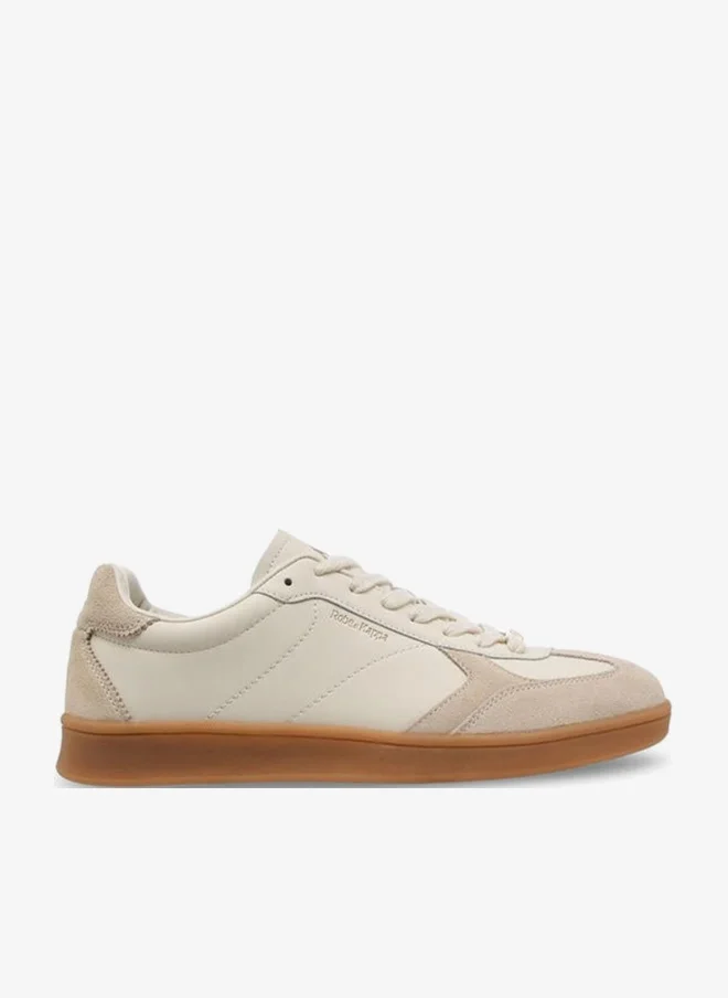 كابا Men Lace-Up Leather Ankle Sneakers