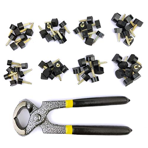 Chneeu 32 Pairs High Heel Tips Replacement Shoes Repair Caps, High Heel Repair Tool Kits for Women, Dowels Repair Tips Pin Kit with Stiletto Remove Pliers, 8 Different Size (8-12.5mm) - Image 2