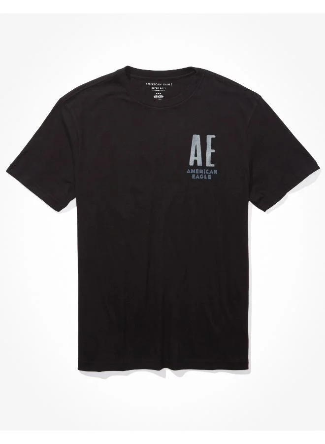 American Eagle AE Super Soft Logo Graphic T-Shirt