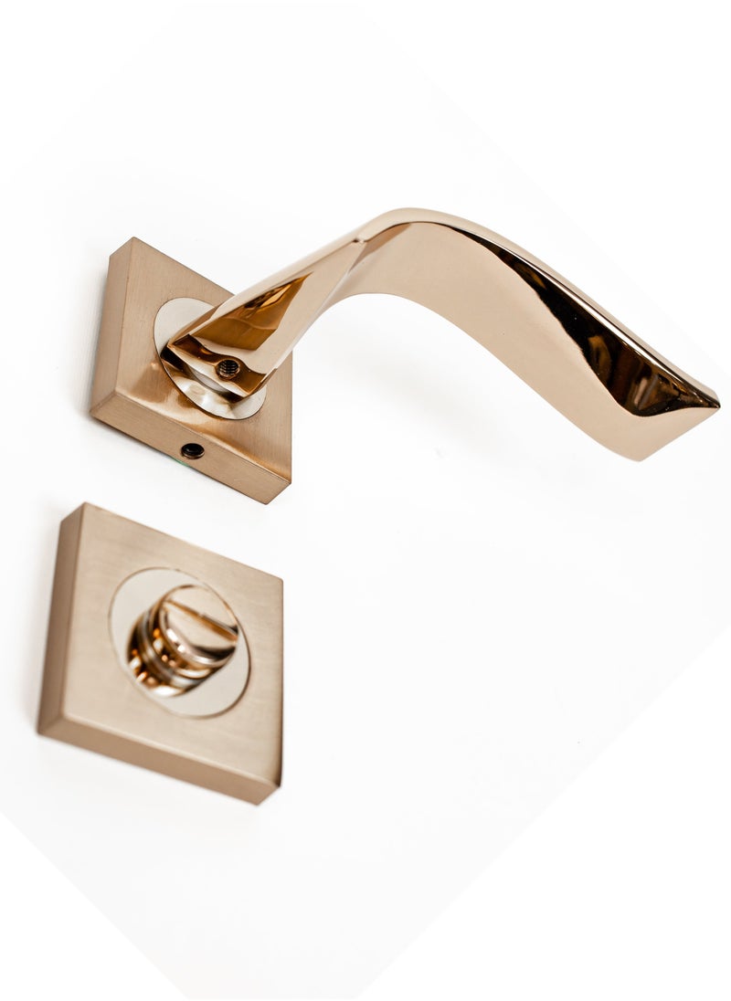 Siag Pinar Rosetta Bathroom Door Handle  - Image 2