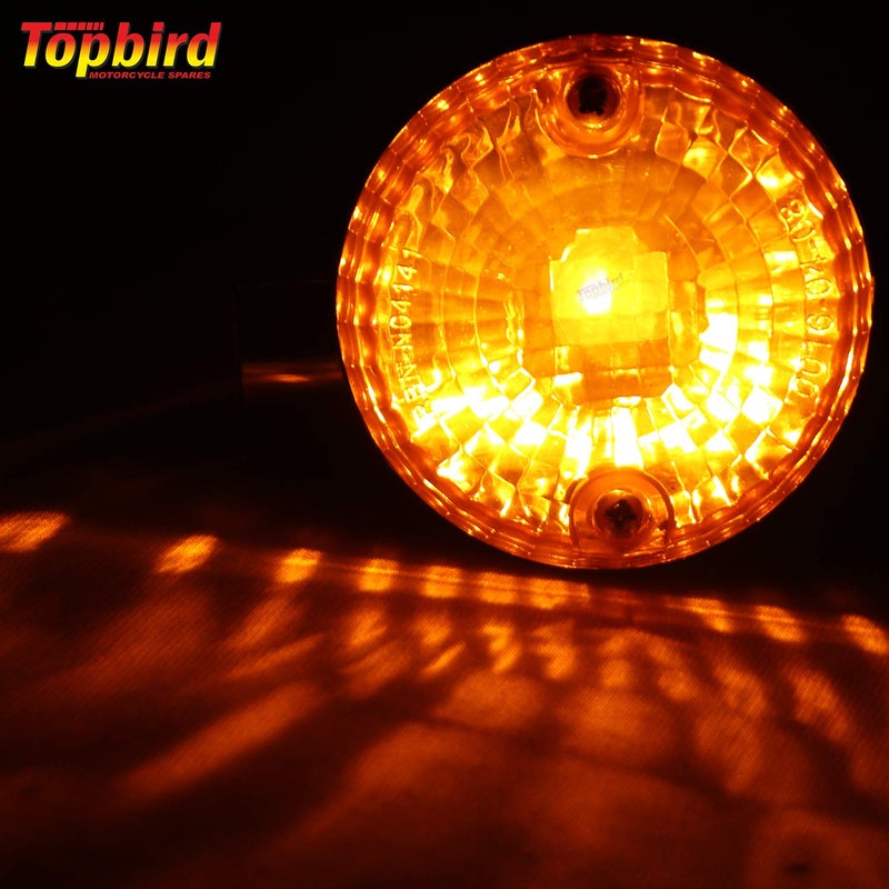 TOPBIRD EXRSIB2 Front Rear Round Turn Signal Side Indicator, - Image 3