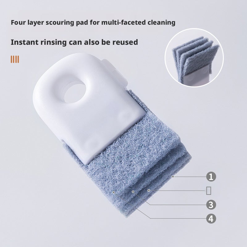 Multi-purpose Household Crevice Cleaning Brush - Image 2