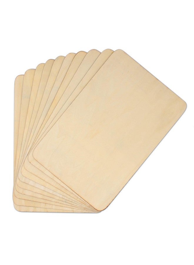 Rainmae 10 Pack Wood Sheets Premium Natural Unfinished Wood Board Thin Wooden Pieces For Painting Carving Craft Project Or School Project (300X200X1.5Mm)  - Image 2