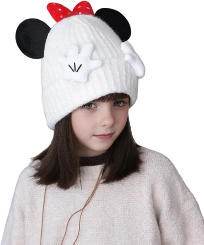 leomoste Baby Beanie Hat Cute Antlers Reindeer Crochet Knitted Hat Winter Warm Cap for Toddler Boys Girls - Image 4