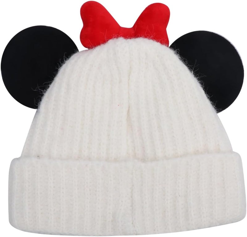 leomoste Baby Beanie Hat Cute Antlers Reindeer Crochet Knitted Hat Winter Warm Cap for Toddler Boys Girls - Image 2