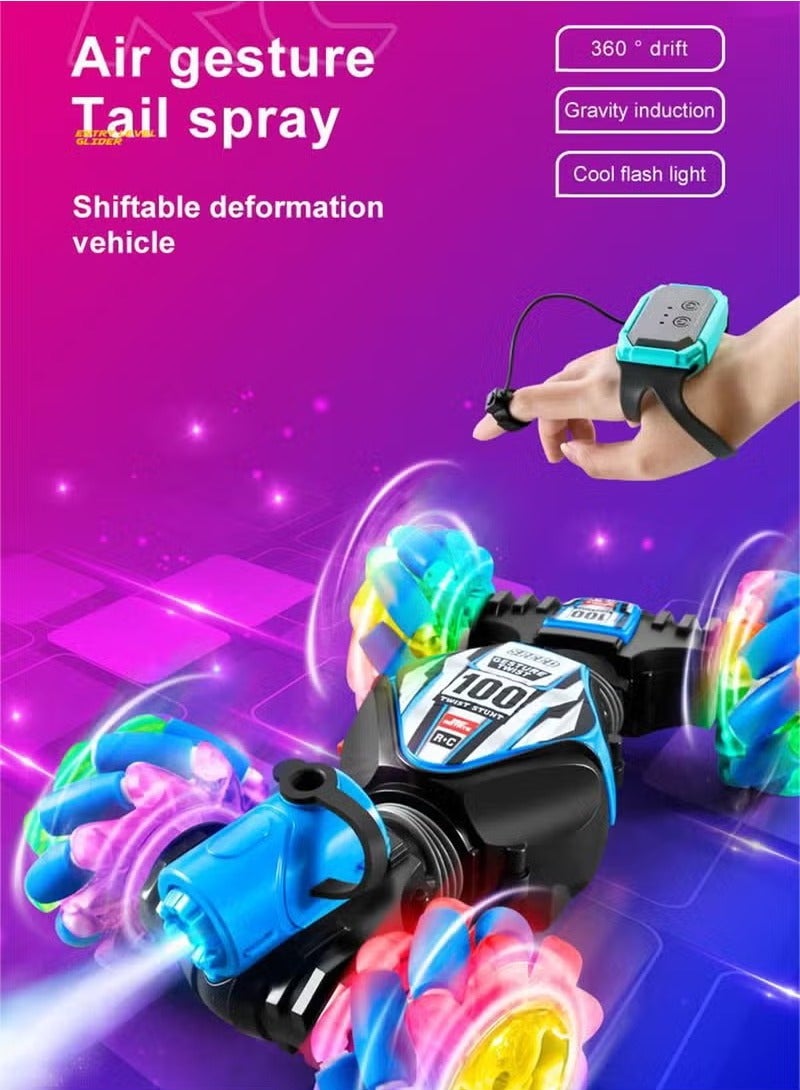 يو إل اتش واي سي سيارة حيلة تعمل بالتحكم عن بعد، سيارة تحكم عن بعد، ساعة تحكم عن بعد، مستشعر إيماءة، سيارة لعبة كهربائية - Image 2