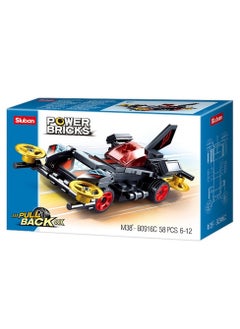 Sluban Sluban - Power Bricks Pull Over Cars Red Model C - M38-B0916C 