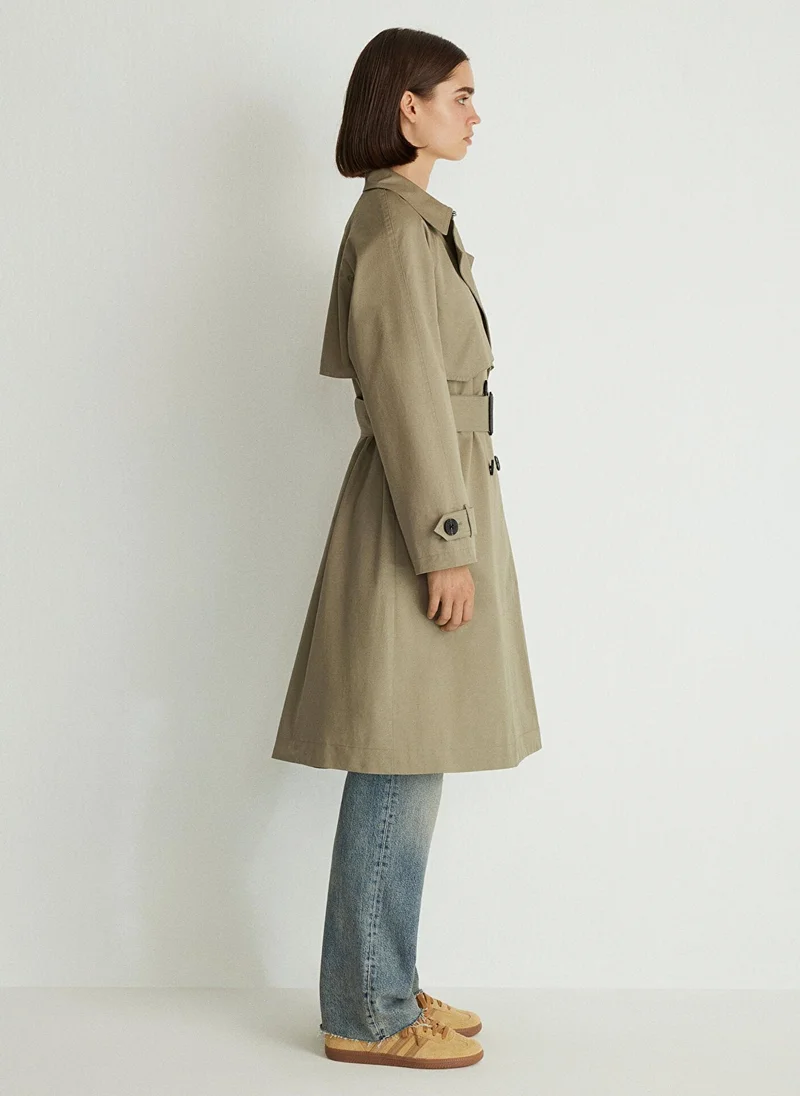 مافي Green Trenchcoat