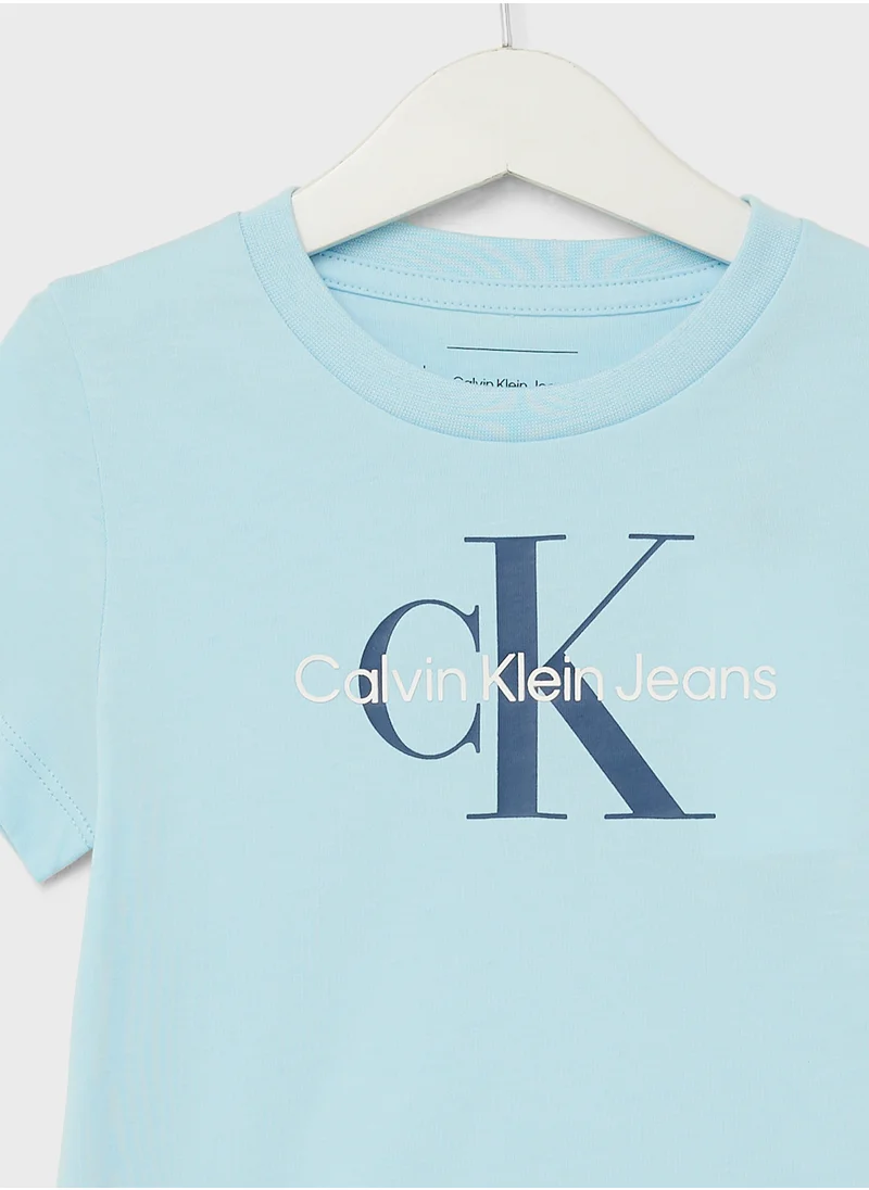 كالفن كلاين جينز Kids Graphic Logo T-Shirt