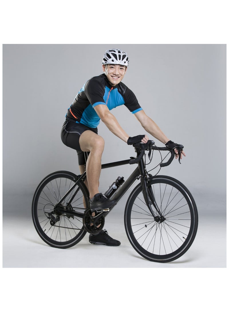 ألفاسكواد زجاجة مياه ALPHASQUAD سوداء 20 أونصة للدراجات الجبلية والطرق والجبال زجاجة ضغط 600 مل خالية من BPA لركوب الدراجات والجري والصالة الرياضية والتدريب - Image 5