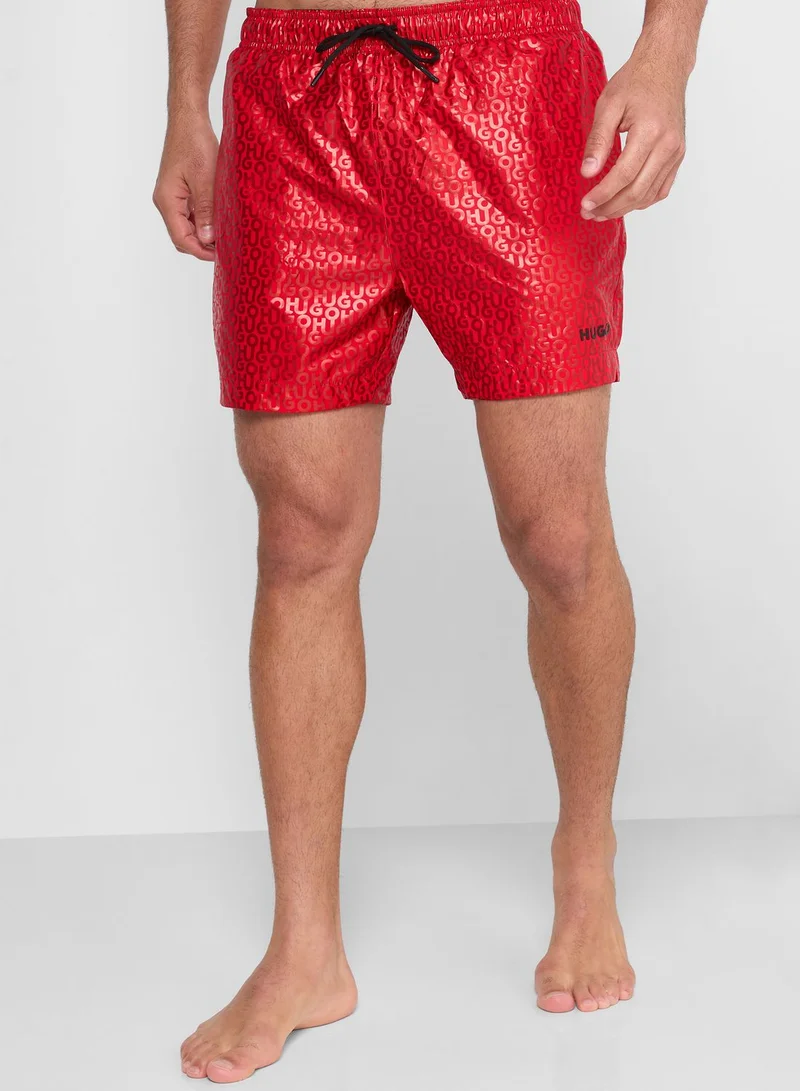 HUGO Logo Swim Shorts