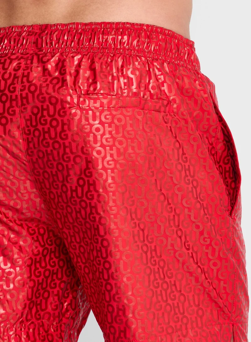 HUGO Logo Swim Shorts
