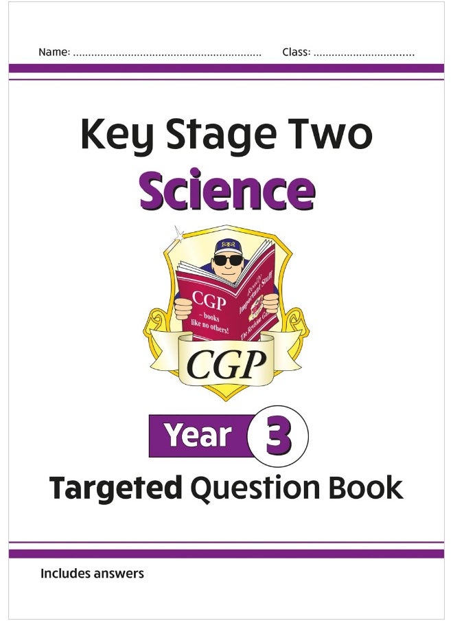 Coordination Group Publications Ltd (CGP) KS2 Science Year 3 Targeted Question Book (includes answers) Year 3 Science)  - Image 1