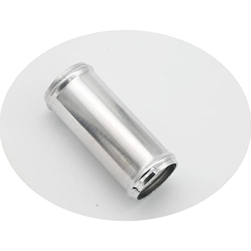 KRD PERFORMANCE 38mm15 OD Length 3 76mm Straight 15 Inch 6061 Aluminum Hose Joiner Tube Intercooler Pipe Connector High Class Glossy Polished Treatment Air Intake Tube with Bead Roll 2 PCS - Image 3