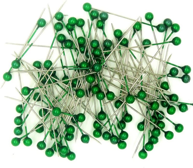 LEFV Quilting Pins Ball Head Sewing Pins,Pack of 100,Green - Image 2