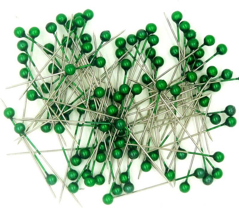 LEFV Quilting Pins Ball Head Sewing Pins,Pack of 100,Green - Image 1