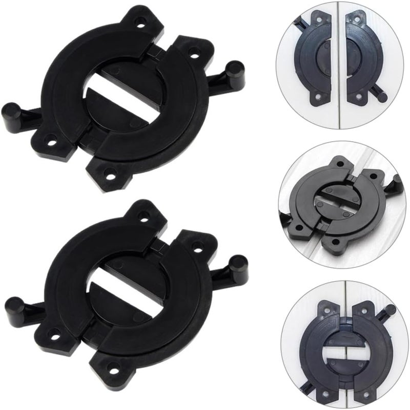 POPETPOP 2pcs Table Connectors Durable Furniture Hinges for Stable Desktop Assembly for Training Tables and Home Furniture - Image 5