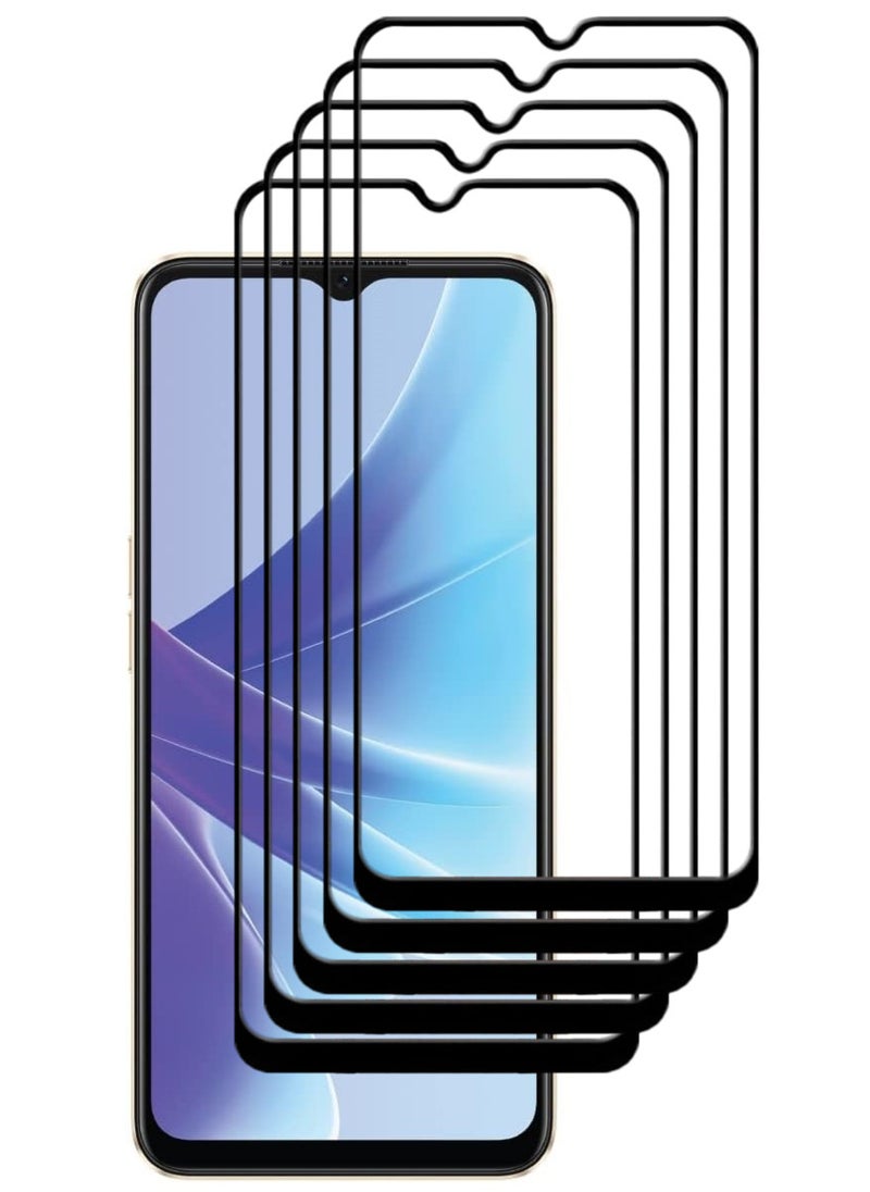 ACLIX 5 Pieces Antistatic ESD Dustproof Premium Quality High Definition Tempered Glass Screen Protector Designed For Oppo A77s - Image 1