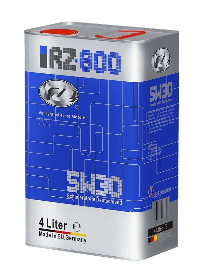 ار زد رزويل زيت موتور RZ800 5W-30 4L - Image 1
