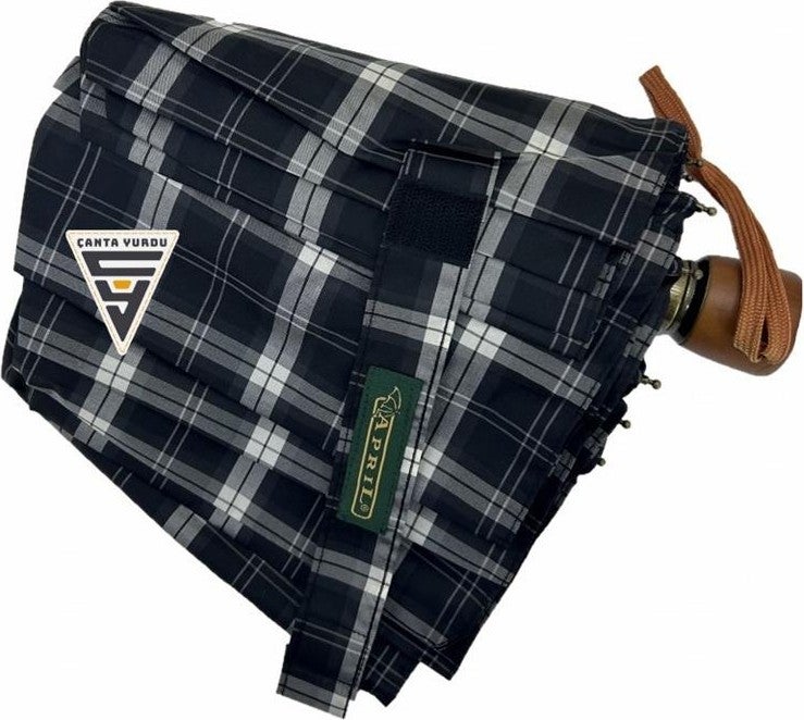 Çanta Yurdu Bag Yurdu April A238-L Automatic Special Plaid A3 Umbrella  - Image 1