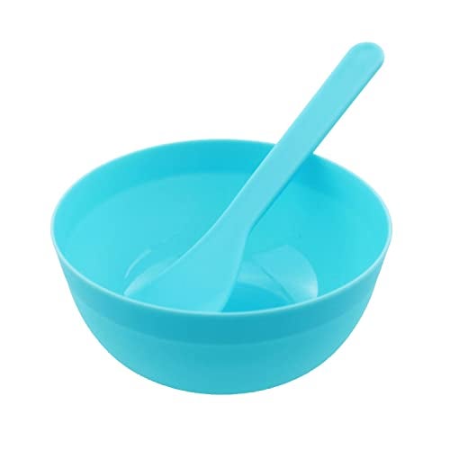 TAODAN DIY Slime Making Tools 6PCS Blue PP Plastic Glue Mixing Bowls with 6PCS Glue Mixing Spoons for Funny Craft Making Arts - Image 5