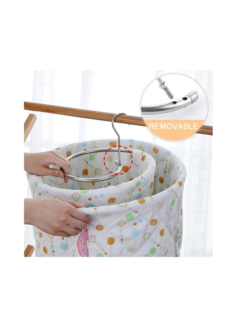 Generic - Blanket Hanger Spiral Shaped Stainless Steel Drying Rack Quilt Laundry Stand Hanger For Indoor Outdoor Use - Image 1