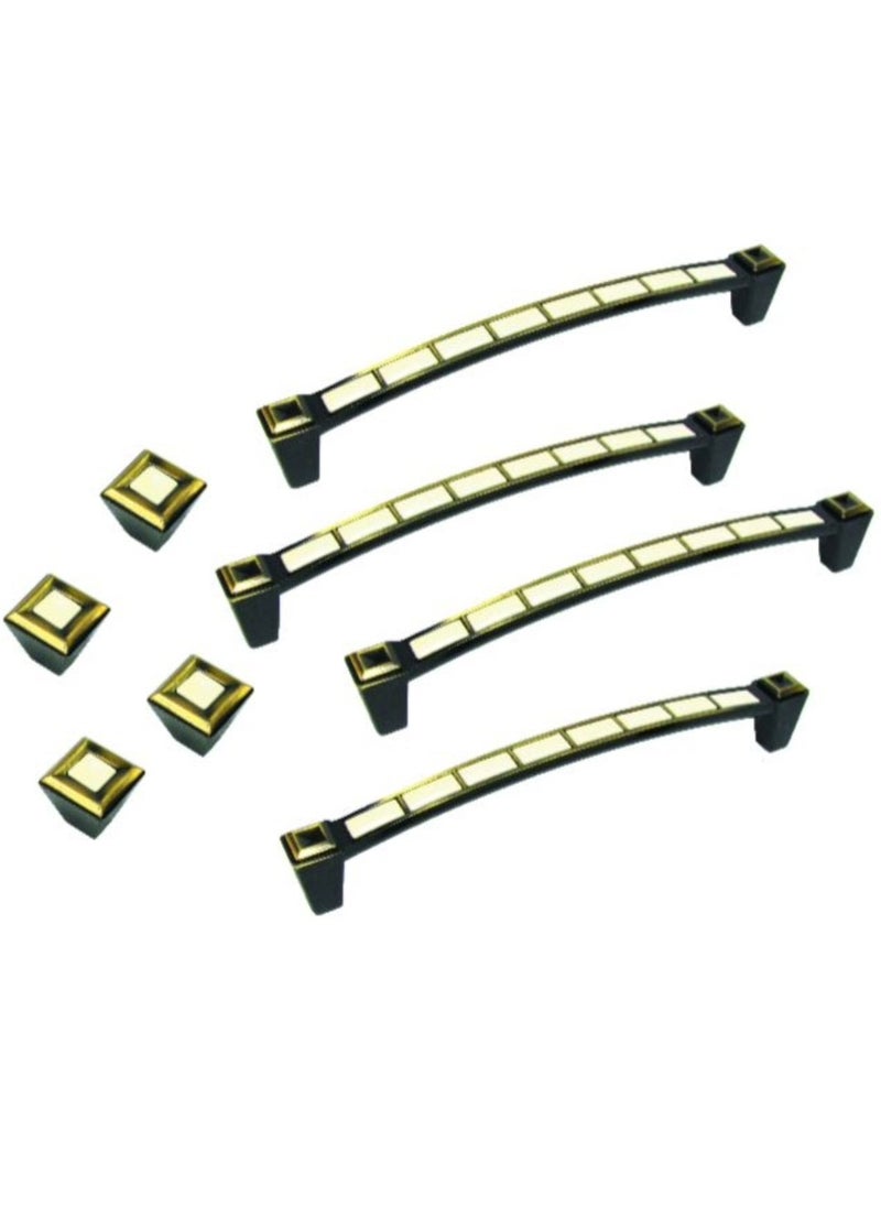 ROBUSTLINE Robustline Highly Quality Drawer Cupboard Cabinet Handle (Pack of 2) - BBCP - Handle 160MM And Knob- 7074 
