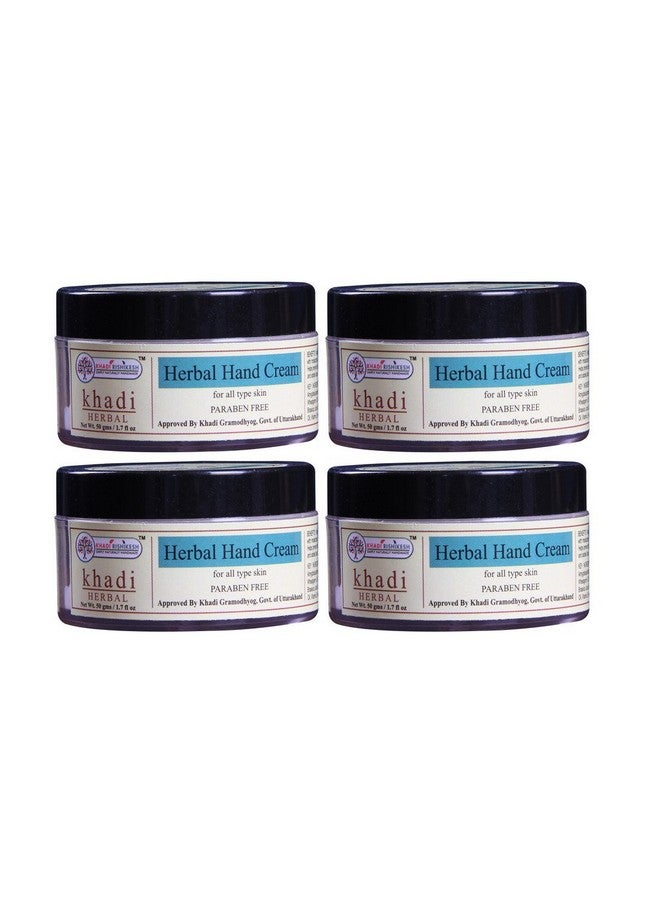 KHADI RISHIKESH Herbal Natual Hand Cream Combo Set Pack Of - 50Gm x 4 (200Gm) - Image 1