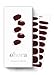 ohora Semi Cured Gel Nail Strips (N Classic Burgundy) - Red, Solid, Works with Any UV/LED Lamps, Salon-Quality, Long Lasting, Easy to Apply & Remove - Includes 2 Prep Pads, Nail File & Wooden Stick - Image 2