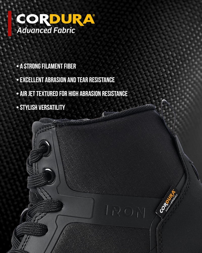 RIDEIRON Motorcycle Shoes for Men, CE Certified, Thickened Anti-Slip Sole, Breathable Casual Riding Boots with Ankle Support, Shift Pad 11 - Image 5