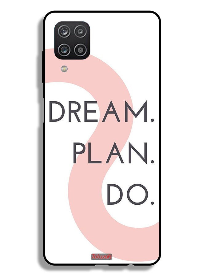 Tolwak Samsung Galaxy A12 Protective Case Cover Dream Plan Do - Image 1