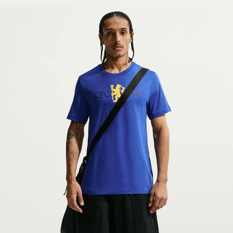 Nike Blue Men's Chelsea Crest T-Shirt for Men | Best Price UAE