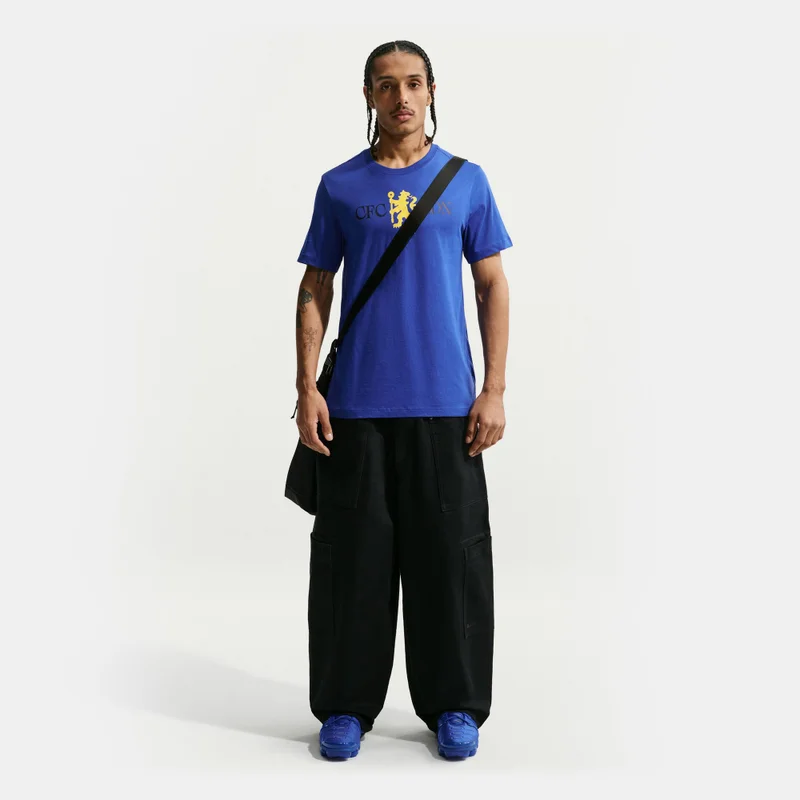 Nike Blue Men's Chelsea Crest T-Shirt for Men | Best Price UAE