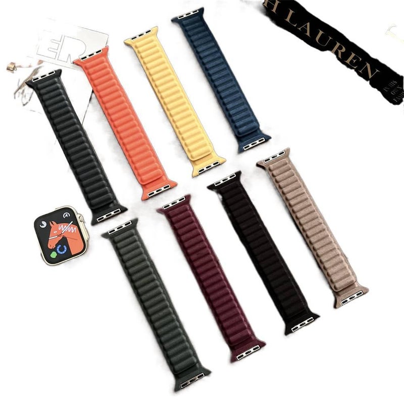 Adjustable Metal Magnetic Milanese Loop Smartwatch Band Compatible with Apple Watch 38 40 41 42 44 45 49mm with Fit Replacement Strap Black - Image 2