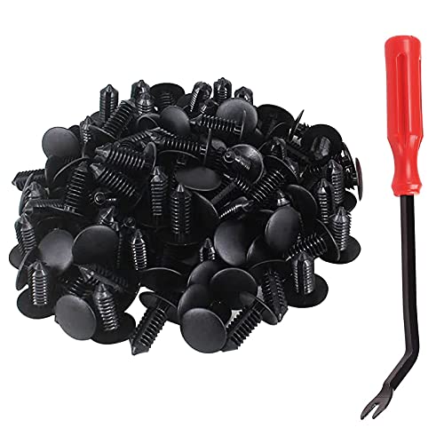 MOSNAI 100 Pcs Nylon Fastener Push Pins Universal Fit ElectricGas Yamaha Golf Cart XMas Club Car EZGO TXT RXV Tree Rivets Clips Replace 1010434 16816G1 16816G2 109150NS 9026906028 - Image 1