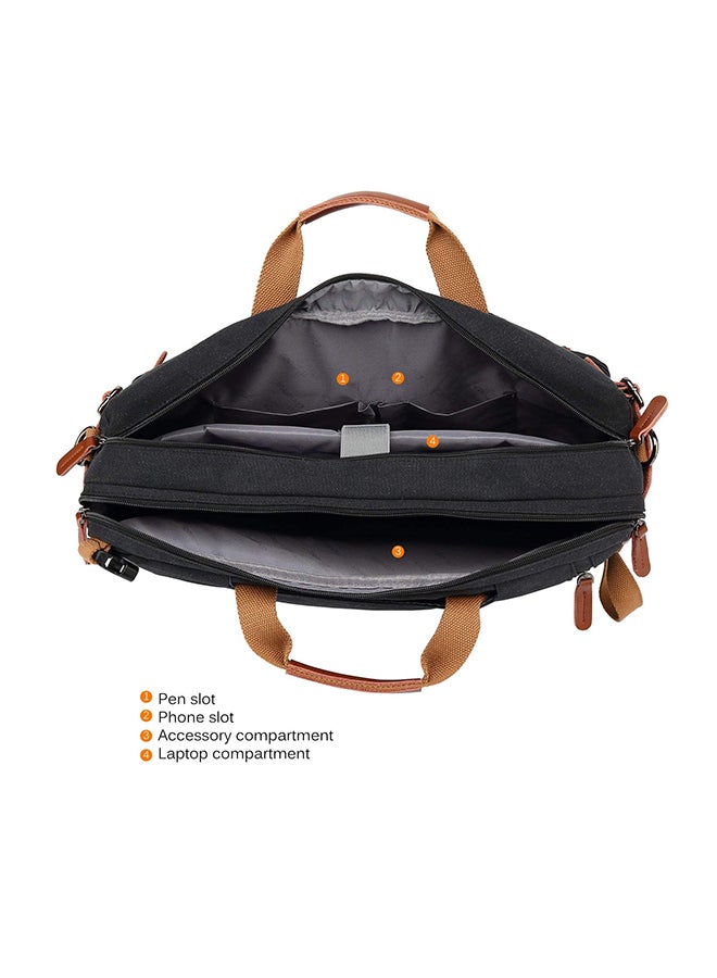 Convertible Multi-Functional Laptop Briefcase Grey - Image 3