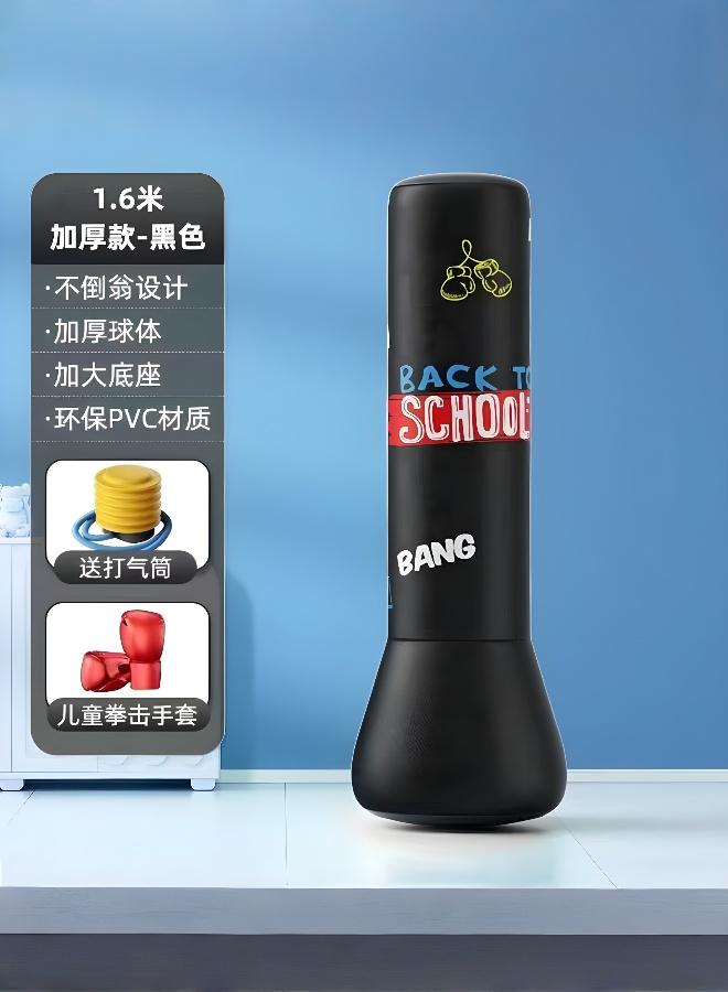 Punching Bag for Kids with Gloves for Kids - Inflatable Punching Bag ，90° Quick Rebound, Stable Suction Cup Base, Thickened Eco-Friendly MaterialSafe & Fun Active Play - Image 3