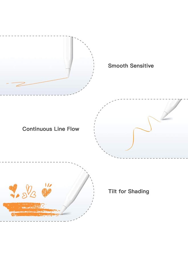 Sterlibox 4-Piece Replacement Nib Set For Apple Stylus Pen White - Image 2