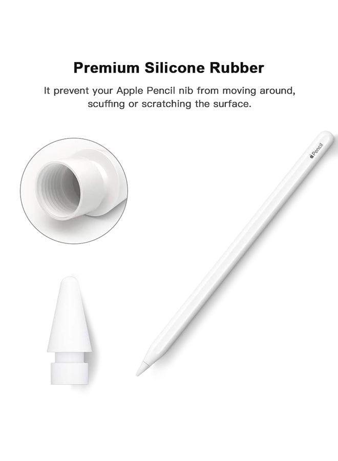 Sterlibox 4-Piece Replacement Nib Set For Apple Stylus Pen White - Image 4